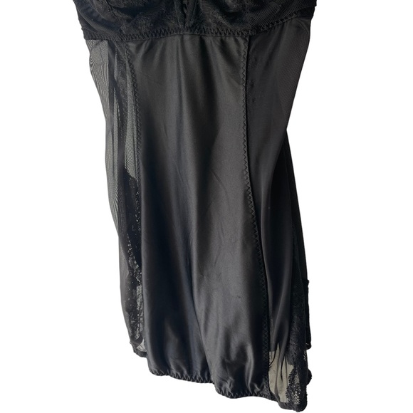 Victoria's Secret Black Balconette Bra Lingerie Nightie 36C - Picture 3 of 5